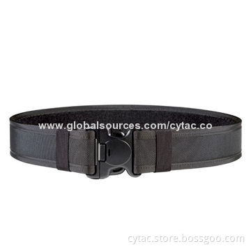 Black Polypropylene Web Police Holsters Duty Belt with Double Insurance and Nexus Buckle